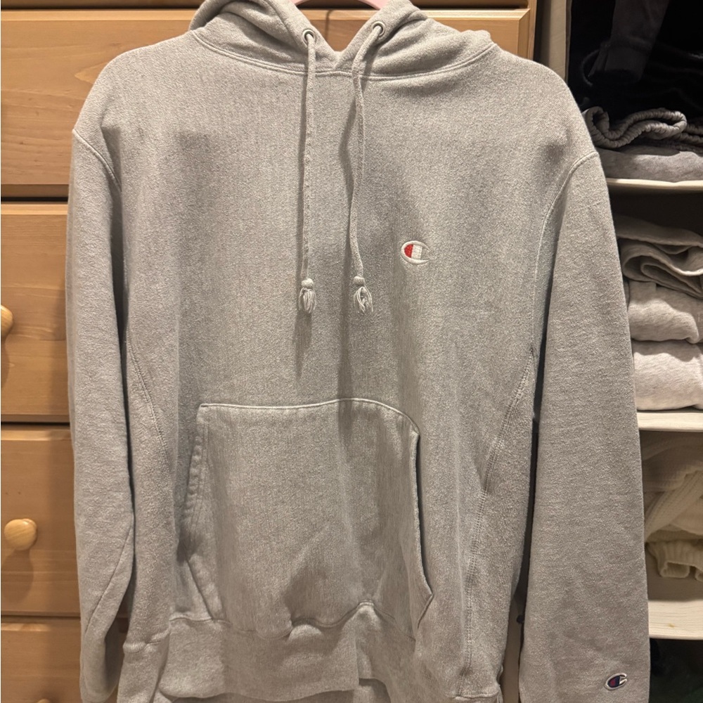 Champion Gray Reverse Weave Hoodie